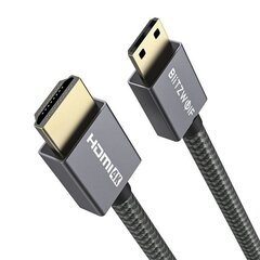 Blitzwolf BW-HDC4 HDMI to HDMI cable 4K, 1.2m (black) цена и информация | Кабели и провода | kaup24.ee