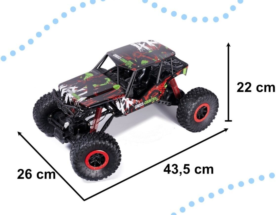 RC Car Crawler HB-P1001 4WD 2,4 GHz 1:10 hind ja info | Poiste mänguasjad | kaup24.ee