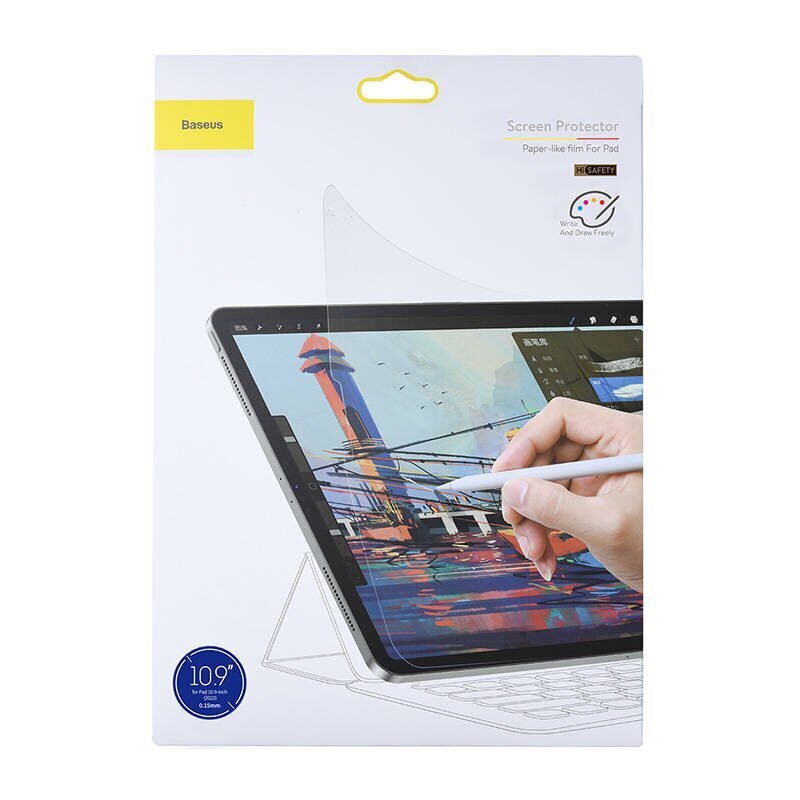 Baseus 0.15mm Paper-like film For iPad 10.9" Transparent hind ja info | Tahvelarvuti lisatarvikud | kaup24.ee