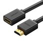 HDMI male to female extension cable UGREEN 1.4, 5m цена и информация | Kaablid ja juhtmed | kaup24.ee