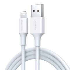 Cable Lightning to USB UGREEN 2.4A US155, 0.25m (white) цена и информация | Кабели и провода | kaup24.ee