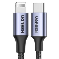 Cable Lightning to USB-C UGREEN PD 3A US304, 1.5m цена и информация | Кабели и провода | kaup24.ee