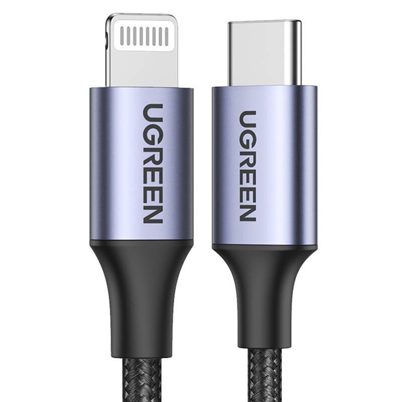 Cable Lightning to USB-C UGREEN PD 3A US304, 1.5m цена и информация | Kaablid ja juhtmed | kaup24.ee