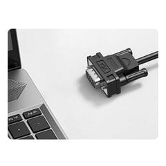 Ugreen cable adapter cable VGA (male) - HDMI (female) 0.15m black (CM513) цена и информация | Адаптер Aten Video Splitter 2 port 450MHz | kaup24.ee