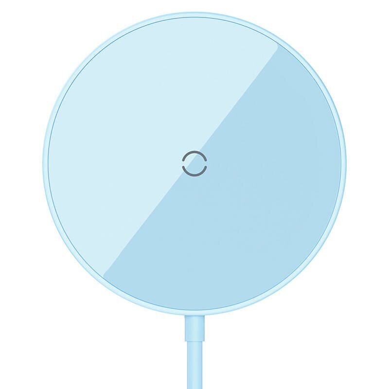 Baseus Simple Mini3 Magnetic Wireless Charger 15W (Blue) цена и информация | Mobiiltelefonide laadijad | kaup24.ee