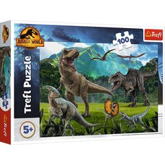 Puslekomplekt Trefl Jurassic World (Jurassic Park), 100 tk hind ja info | Pusled | kaup24.ee