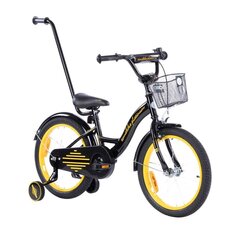 Велосипед TOMABIKE 18" черный, желтый цена и информация | Велосипеды | kaup24.ee