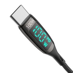 Blitzwolf BW-TC23 USB-C cable to USB-C, 100W 1.8m (black) цена и информация | Кабели и провода | kaup24.ee