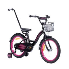 Jalgratas TOMABIKE 18", must ja roosa цена и информация | Велосипеды | kaup24.ee