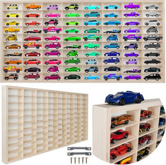 Kruzzel Wooden shelf for cars / springs KRUZZEL 20233 (16160-uniw) цена и информация | Развивающий мелкую моторику - кинетический песок KeyCraft NV215 (80 г) детям от 3+ лет, бежевый | kaup24.ee