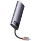 Hub 8w1 Baseus StarJoy Metal Glam Series, USB-C do HDMI + 3 x USB 3.0 + USB-C PD + RJ45 + SD|TF цена и информация | USB jagajad, adapterid | kaup24.ee