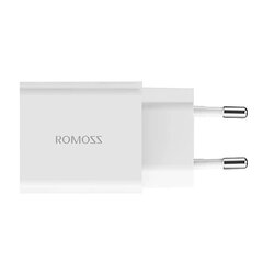 Romoss Сетевое зарядное устройство Romoss AC30T USB + USB-C 30 Вт (белое) цена и информация | Зарядные устройства для телефонов | kaup24.ee