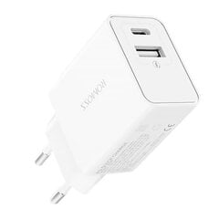 Romoss Сетевое зарядное устройство Romoss AC30T USB + USB-C 30 Вт (белое) цена и информация | Зарядные устройства для телефонов | kaup24.ee