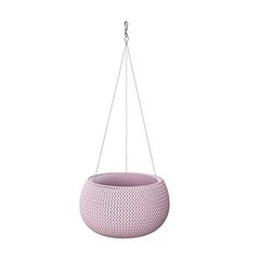 Rippuv dekoratiivne lillepott Splofy Bowl WS D37cm, pruun цена и информация | Вазоны | kaup24.ee