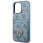 Guess GUHCP13LP4TPB iPhone 13 Pro | 13 6,1" niebieski|blue hardcase 4G Triangle Logo Cardslot hind ja info | Telefoni kaaned, ümbrised | kaup24.ee