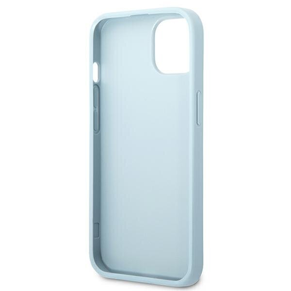 Guess GUHCP13SPS4MB iPhone 13 mini 5,4" niebieski|blue hardcase Saffiano 4G Small Metal Logo цена и информация | Telefoni kaaned, ümbrised | kaup24.ee