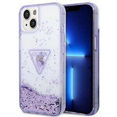Guess GUHCP14MLFCTPU iPhone 14 Plus 6,7" fioletowy|purple hardcase Liquid Glitter Palm Collection цена и информация | Чехлы для телефонов | kaup24.ee