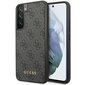 Guess GUHCS23MG4GFGR S23+ S916 szary|grey hardcase 4G Metal Gold Logo цена и информация | Telefoni kaaned, ümbrised | kaup24.ee