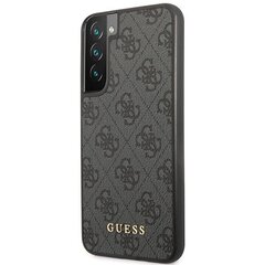 Guess GUHCS23MG4GFGR S23+ S916 szary|grey hardcase 4G Metal Gold Logo hind ja info | Telefoni kaaned, ümbrised | kaup24.ee