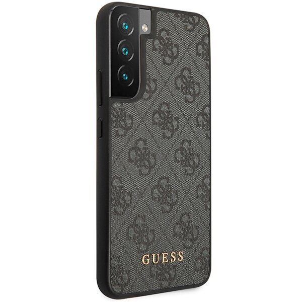 Guess GUHCS23MG4GFGR S23+ S916 szary|grey hardcase 4G Metal Gold Logo цена и информация | Telefoni kaaned, ümbrised | kaup24.ee