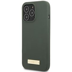 Guess GUHMP13LSPLA iPhone 13 Pro | 13 6,1" zielony|khaki hard case Silicone Logo Plate MagSafe hind ja info | Telefoni kaaned, ümbrised | kaup24.ee