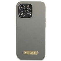 Guess GUHMP13LSPLG iPhone 13 Pro | 13 6,1" szary|grey hard case Silicone Logo Plate MagSafe цена и информация | Чехлы для телефонов | kaup24.ee