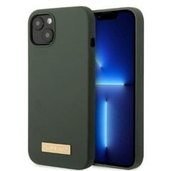 Guess GUHMP13MSBPLA iPhone 13 6,1" zielony|khaki hard case Silicone Logo Plate MagSafe цена и информация | Чехлы для телефонов | kaup24.ee