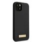 Guess GUHMP13SSPLK iPhone 13 mini 5,4" czarny|black hard case Silicone Logo Plate MagSafe цена и информация | Telefoni kaaned, ümbrised | kaup24.ee