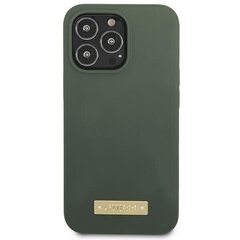 Guess GUHMP13XSPLA iPhone 13 Pro Max 6,7" zielony|khaki hard case Silicone Logo Plate MagSafe hind ja info | Telefoni kaaned, ümbrised | kaup24.ee