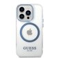 Guess GUHMP14XHTRMB iPhone 14 Pro Max 6,7" niebieski|blue hard case Metal Outline Magsafe hind ja info | Telefoni kaaned, ümbrised | kaup24.ee