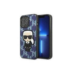 Karl Lagerfeld KLHCP13LPMNIKBL iPhone 13 Pro | 13 6,1" hardcase niebieski|blue Monogram Ikonik Patch hind ja info | Telefoni kaaned, ümbrised | kaup24.ee