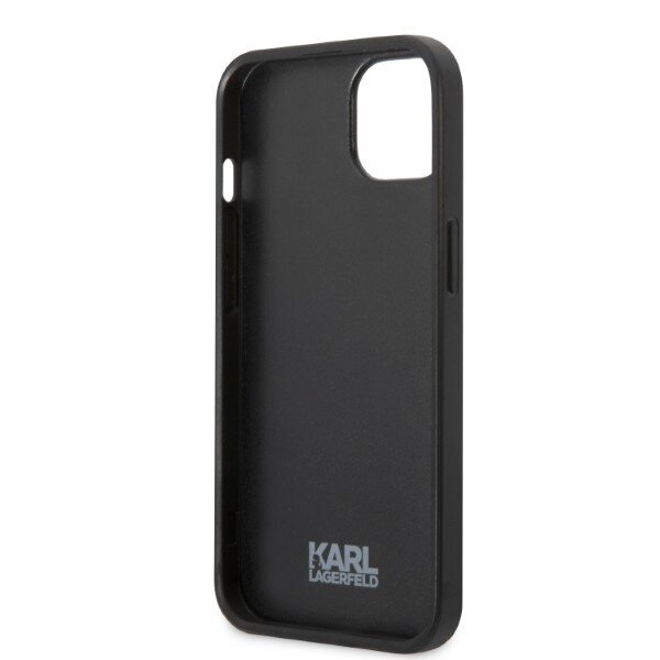 Karl Lagerfeld KLHCP13SPMNIKBL iPhone 13 mini 5,4" hardcase niebieski|blue Monogram Ikonik Patch цена и информация | Telefoni kaaned, ümbrised | kaup24.ee