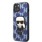 Karl Lagerfeld KLHCP13SPMNIKBL iPhone 13 mini 5,4" hardcase niebieski|blue Monogram Ikonik Patch цена и информация | Telefoni kaaned, ümbrised | kaup24.ee