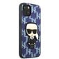 Karl Lagerfeld KLHCP13SPMNIKBL iPhone 13 mini 5,4" hardcase niebieski|blue Monogram Ikonik Patch цена и информация | Telefoni kaaned, ümbrised | kaup24.ee