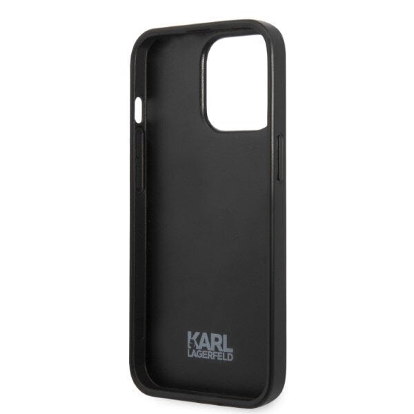 Karl Lagerfeld KLHCP13XPMNIKBL iPhone 13 Pro Max 6,7" hardcase niebieski|blue Monogram Ikonik Patch hind ja info | Telefoni kaaned, ümbrised | kaup24.ee