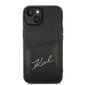 Karl Lagerfeld KLHCP14MCSSK iPhone 14 Plus 6,7" hardcase czarny|black Signature Logo Cardslot цена и информация | Telefoni kaaned, ümbrised | kaup24.ee