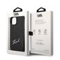 Karl Lagerfeld KLHCP14MCSSK iPhone 14 Plus 6,7" hardcase czarny|black Signature Logo Cardslot цена и информация | Telefoni kaaned, ümbrised | kaup24.ee