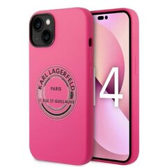 Karl Lagerfeld KLHCP14SSRSGRCF iPhone 14 6,1" hardcase różowy|pink Silicone RSG цена и информация | Чехлы для телефонов | kaup24.ee