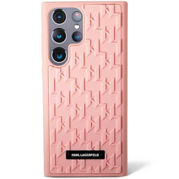 Karl Lagerfeld KLHCS23LRUPKLPP S23 Ultra S918 hardcase różowy|pink 3D Monogram hind ja info | Telefoni kaaned, ümbrised | kaup24.ee