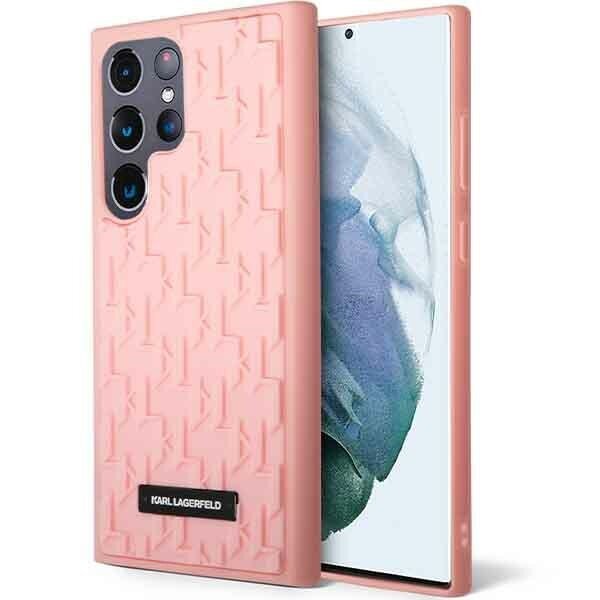 Karl Lagerfeld KLHCS23LRUPKLPP S23 Ultra S918 hardcase różowy|pink 3D Monogram hind ja info | Telefoni kaaned, ümbrised | kaup24.ee