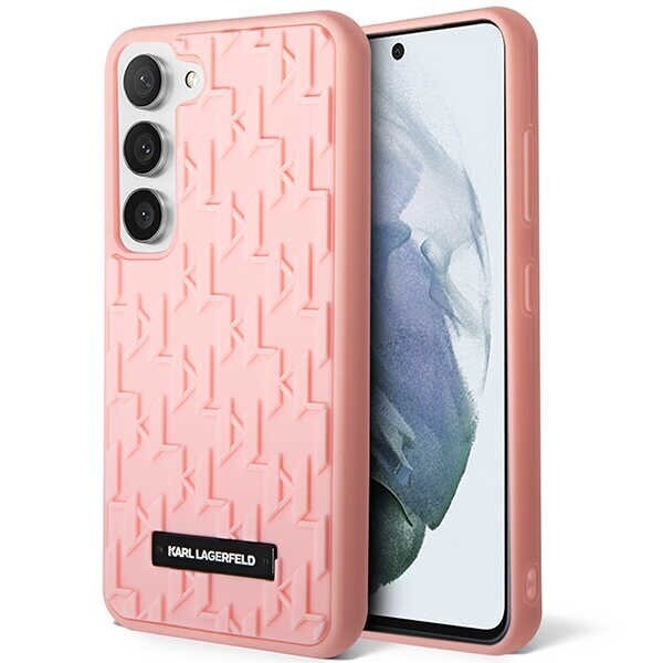 Karl Lagerfeld KLHCS23MRUPKLPP S23+ S916 hardcase różowy|pink 3D Monogram цена и информация | Telefoni kaaned, ümbrised | kaup24.ee