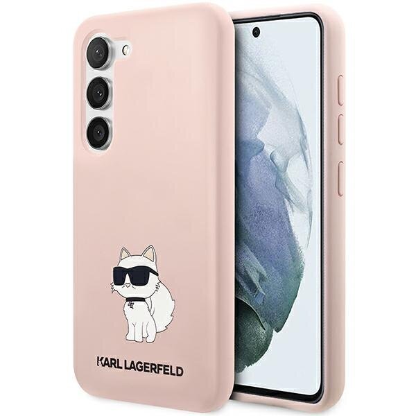 Karl Lagerfeld KLHCS23MSNCHBCP S23+ S916 hardcase różowy|pink Silicone Choupette hind ja info | Telefoni kaaned, ümbrised | kaup24.ee