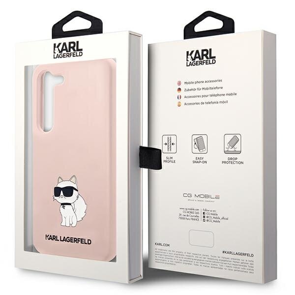 Karl Lagerfeld KLHCS23MSNCHBCP S23+ S916 hardcase różowy|pink Silicone Choupette hind ja info | Telefoni kaaned, ümbrised | kaup24.ee