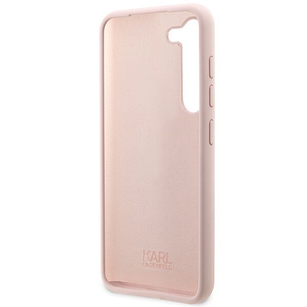 Karl Lagerfeld KLHCS23MSNCHBCP S23+ S916 hardcase różowy|pink Silicone Choupette hind ja info | Telefoni kaaned, ümbrised | kaup24.ee