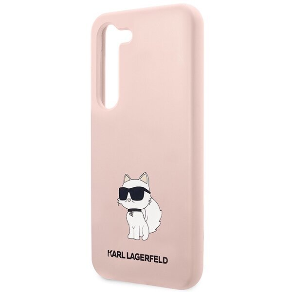 Karl Lagerfeld KLHCS23MSNCHBCP S23+ S916 hardcase różowy|pink Silicone Choupette цена и информация | Telefoni kaaned, ümbrised | kaup24.ee