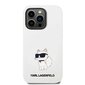 Karl Lagerfeld KLHMP14LSNCHBCH iPhone 14 Pro 6,1" hardcase biały|white Silicone Choupette MagSafe цена и информация | Telefoni kaaned, ümbrised | kaup24.ee