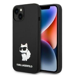 Karl Lagerfeld KLHMP14MSNCHBCK iPhone 14 Plus 6,7" hardcase czarny|black Silicone Choupette MagSafe hind ja info | Telefoni kaaned, ümbrised | kaup24.ee