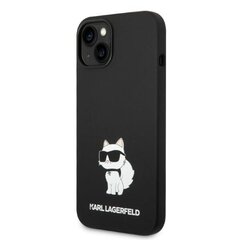 Karl Lagerfeld KLHMP14MSNCHBCK iPhone 14 Plus 6,7" hardcase czarny|black Silicone Choupette MagSafe цена и информация | Чехлы для телефонов | kaup24.ee