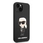 Karl Lagerfeld KLHMP14SSNIKBCK iPhone 14 6,1" hardcase czarny|black Silicone Ikonik Magsafe hind ja info | Telefoni kaaned, ümbrised | kaup24.ee