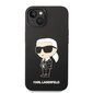 Karl Lagerfeld KLHMP14SSNIKBCK iPhone 14 6,1" hardcase czarny|black Silicone Ikonik Magsafe цена и информация | Telefoni kaaned, ümbrised | kaup24.ee